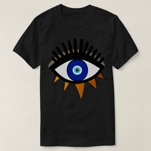 悪眼の呪いのプロテクション保険料 Tシャツ (デザイン正面)