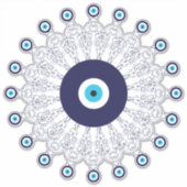 悪眼宝曼荼羅図地中海の シール (正面)