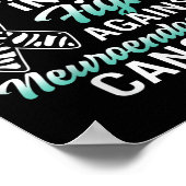 悪神経内分泌がん認識度ネットゼブラリブ ポスター (角)