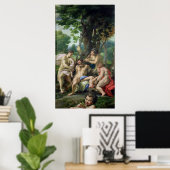 悪習の寓話1529年～30年 ポスター (ホームオフィス)