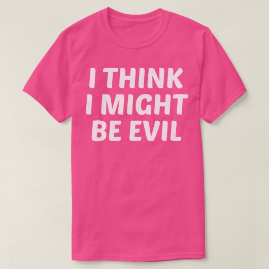 悪考えいかもしれない Tシャツ (デザイン正面)