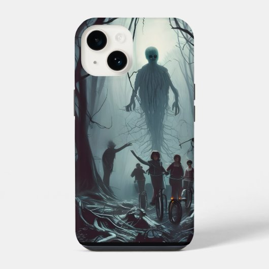 悪者を追いかける iPhoneケース (裏面)