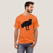 悪臭の目を与えている黒いミサゴの肉食鳥 Tシャツ (正面フル)