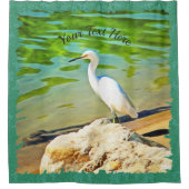 悪臭川にクレーン0335シャワーカーテン シャワーカーテン (正面)