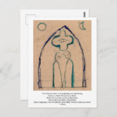 悪行と正アイディアを超越して。 ポストカード (正面/裏面)