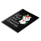 悪計画と一角獣スケッチ ノートブック (左側)