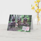 悪話いものが見えない カード (黄色い花)