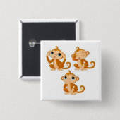 悪話を見ない 缶バッジ (正面&裏面)