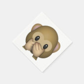 悪話猿なし – Emoji スタンダードカクテルナプキン (角)