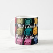 悪賢いコーヒー コーヒーマグカップ (正面左)