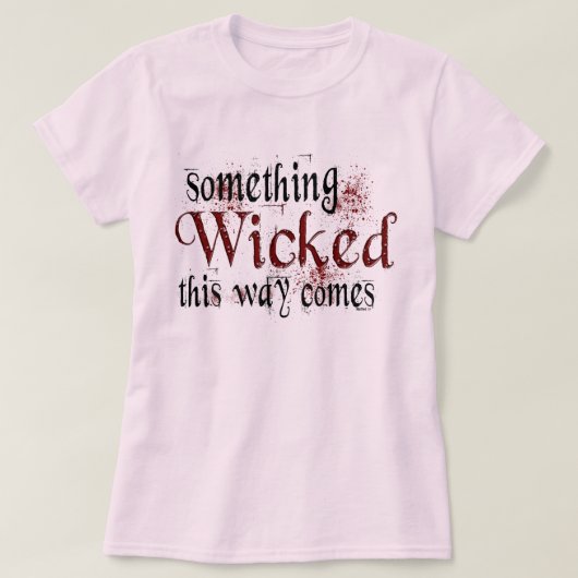 悪賢い何か Tシャツ (デザイン正面)