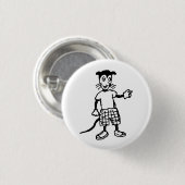 悪賢い動物ボタン 缶バッジ (正面&裏面)