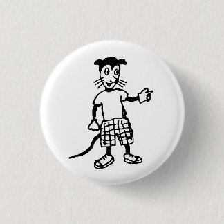 悪賢い動物ボタン 缶バッジ