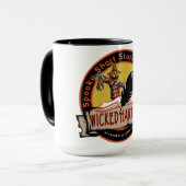 悪賢い収穫MIのロゴのマグ マグカップ (正面左)