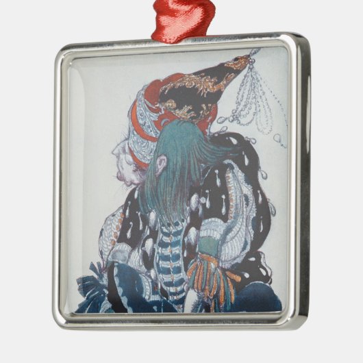 悪賢い妖精のPageboyのためのデザインを着せて下さい メタルオーナメント (左)