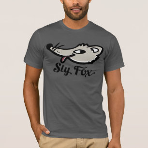 悪賢い孤のグラフィックのTシャツ Tシャツ