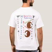 悪賢い月の原住民 Tシャツ (裏面)