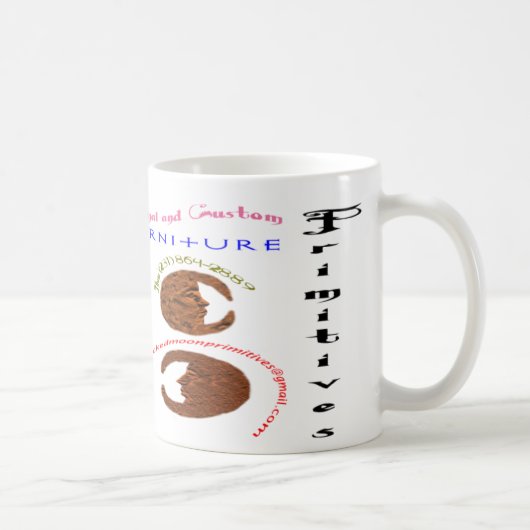 悪賢い月の素晴らしいコップ コーヒーマグカップ (右)