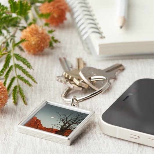 悪賢い月 キーホルダー (側面)