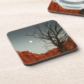 悪賢い月 コースター (左側)