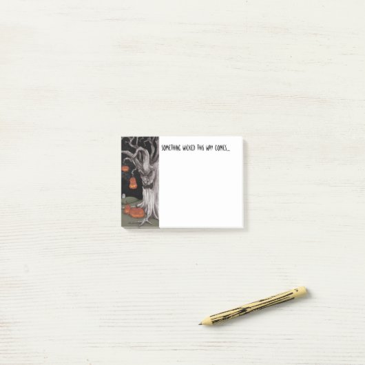 悪賢い森林 ポストイット (デスク上)