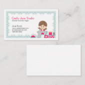 悪賢い裁縫の名刺のデザイン 名刺 (正面/裏面)