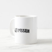 悪賢いPissah コーヒーマグカップ (正面左)