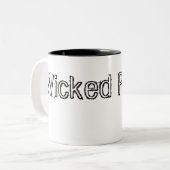 "悪賢いPissah!" - Quotableマグ ツートーンマグカップ (正面左)