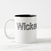 "悪賢いPissah!" - Quotableマグ ツートーンマグカップ (左)