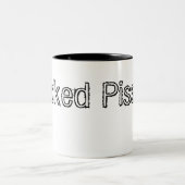 "悪賢いPissah!" - Quotableマグ ツートーンマグカップ (中央)