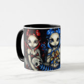 "悪賢く、Tricksy偽の"マグ マグカップ (正面左)