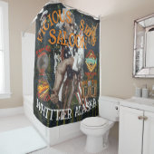 悪質なSIDのカソウレバーウィットティエ・アラスカ シャワーカーテン (インサイチュ)