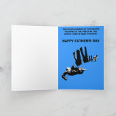 悪趣味だがスカイダイビおもしろいング カード (内部)