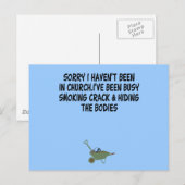 悪趣味な悪ふざけ ポストカード (正面/裏面)