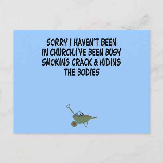 悪趣味な悪ふざけ ポストカード (正面)