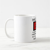 悪趣味の難読症状者の冗談 コーヒーマグカップ (左)