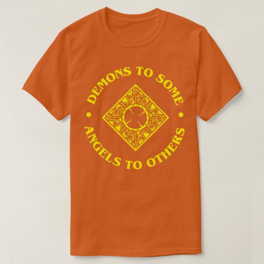 悪霊が他の者に与える天使に Tシャツ (デザイン正面)