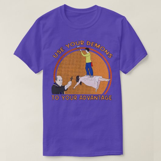 悪霊を利する Tシャツ (デザイン正面)