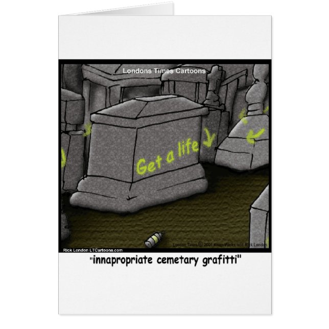 悪霊園グラフィッティおもしろい (正面)