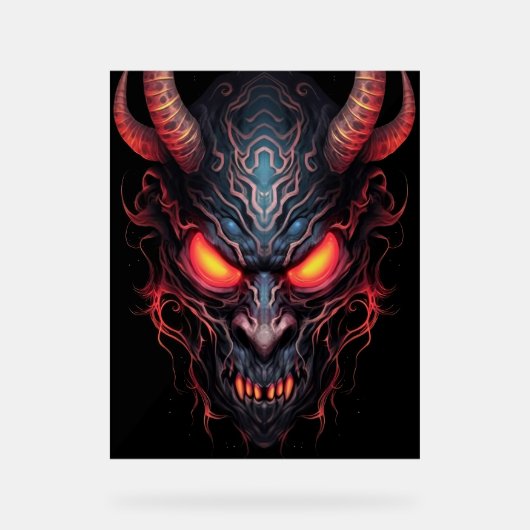 悪霊怒の怪物 アクリルサイン (正面)