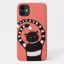 悪風変わり猫 iPhone 11 ケース