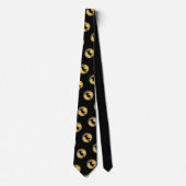 悪飛んでいる魔女シルエット ネクタイ (正面)