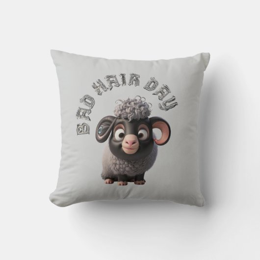 悪髪の日 クッション (正面)