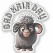 悪髪の日 シール (正面)