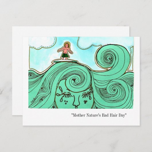 悪髪の日 ポストカード (正面/裏面)