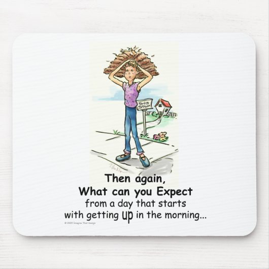 悪髪の日 マウスパッド (正面)