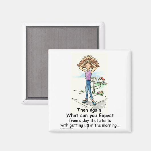 悪髪の日 マグネット (正面/裏面)