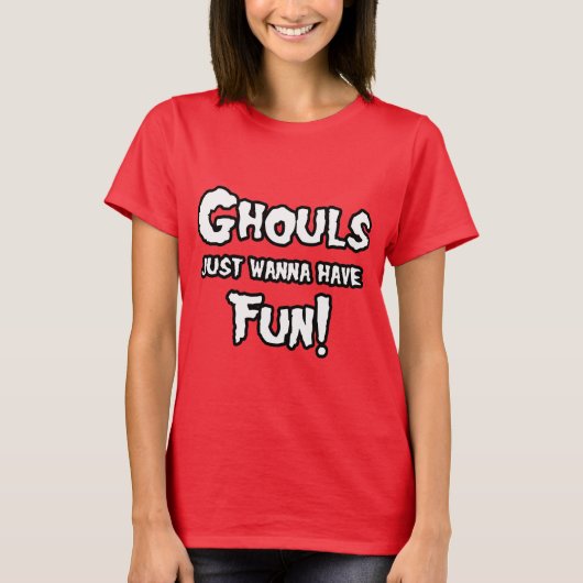 悪鬼はちょうど楽しい時を過したいと思います Tシャツ (正面)