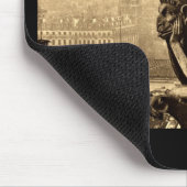 悪鬼Notre Dameのパリフランスの1912年のヴィンテージ マウスパッド (コーナー)