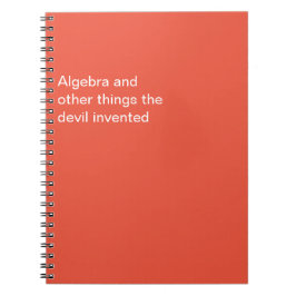 悪魔おもしろいがそれを発明した ノートブック